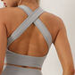 Yoga pants + seamless zip sports bra two-piece set