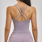 Wholesale cross shoulder running sports vest