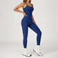Cross-back ONE-PIECE HIP LIFTING SPORTS AND FITNESS SET
