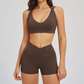 Wholesale halter-neck sports bra + shorts