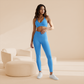 Wholesale Tummy Control High-Waist Sports Bra & Leggings  Yoga Set