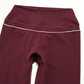 Wholesale Women's Brushed Yoga Set: V-Neck Bra & Leggings – Colorblock Tummy Control