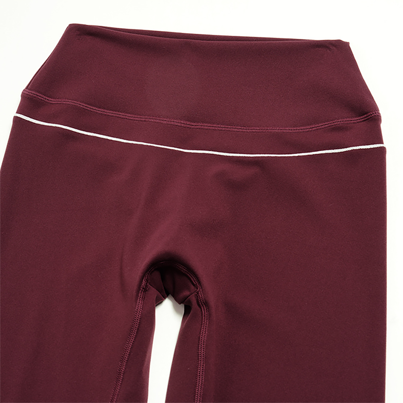 Wholesale Women's Brushed Yoga Set: V-Neck Bra & Leggings – Colorblock Tummy Control
