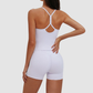 Wholesale women's thin-strap tank tops with built-in bra pads