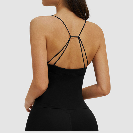 Wholesale spaghetti straps vest with chest | Wonderxfans bulk activewear