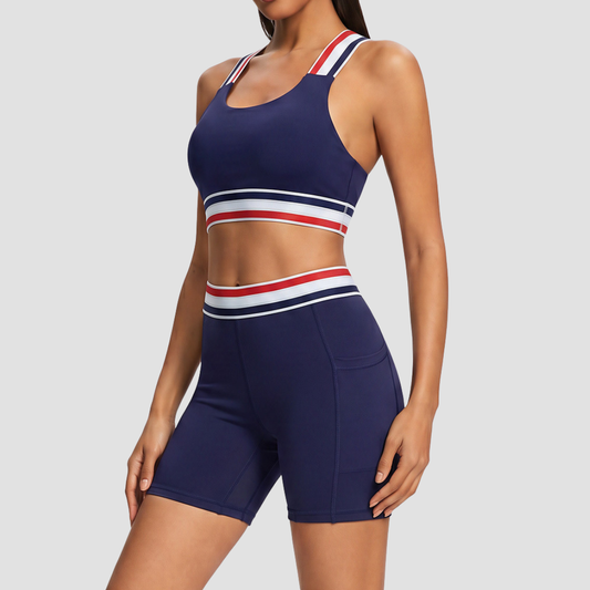 Wholesale Women's & Kids' Matching Yoga Set – Quick-Dry Sports Bra & Shorts Mother-Daughter