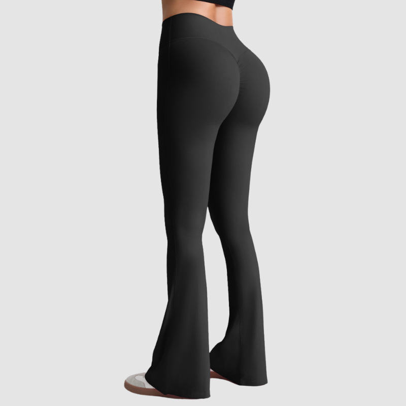 Wholesale High waist quick-dry Flared Leg pants