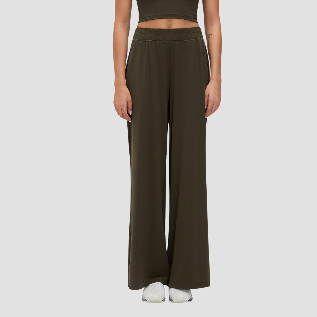 Wholesale Women's Skin-friendly and breathable Loose Straight-Leg Pants