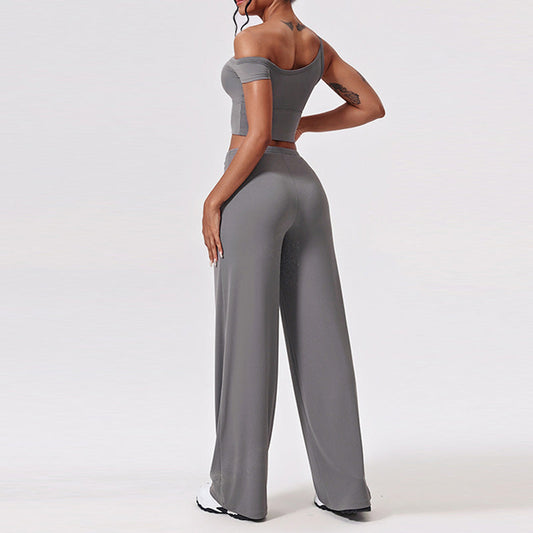Wholesale Quick-dry Crop Top + High-Waisted | Wonderxfans bulk activewear