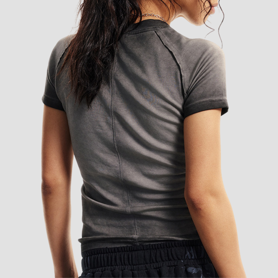 Wholesale Women’s Cropped Raglan T-Shirt – Cotton Streetwear Top