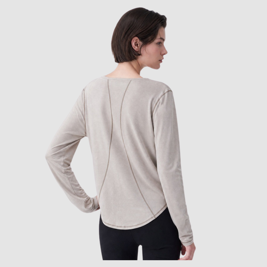 Wholesale Men’s Henley Long-Sleeve Outdoor Breathable  T-Shirt