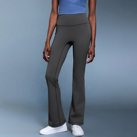 Wholesale FITNESS HIGH-WAISTED FLARED LEG PANTS | Wonderxfans bulk activewear