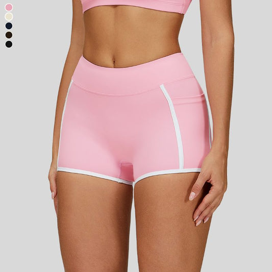 Wholesale Contrasting Yoga Fitness Shorts | Wonderxfans bulk activewear
