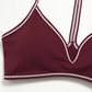Wholesale Women's High Elastic Yoga Set: Colorblock Bra & Shorts – Tummy Control Butt Lift