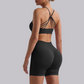 Seamless beautiful back bra + shorts two-piece set