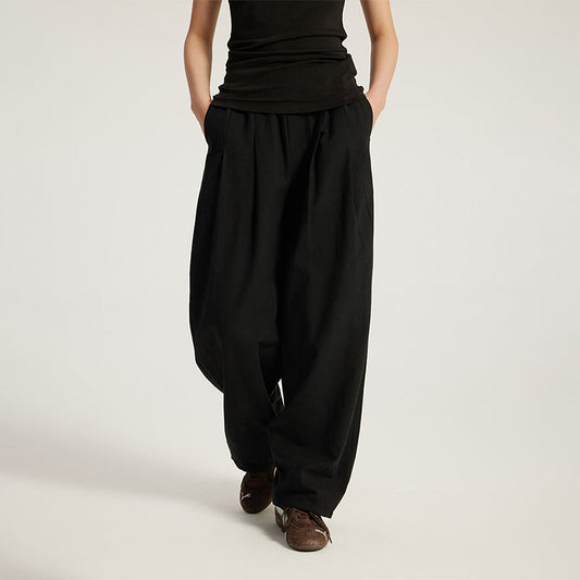 Loose wide-leg casual pants