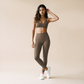 Wholesale Tummy Control High-Waist Sports Bra & Leggings  Yoga Set