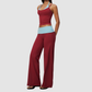 Wholesale Women’s Halter Tank & Wide-Leg Yoga Pants Set