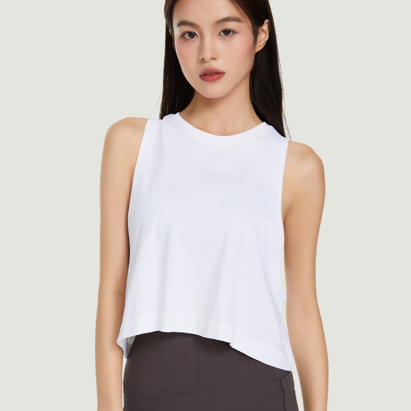 Wholesale quick drying fitness clothing short tank top