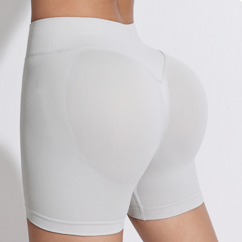 Women's beautiful back strap sports bra + yoga shorts two-piece set