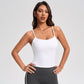 Wholesale contrasting color open-back tank tops