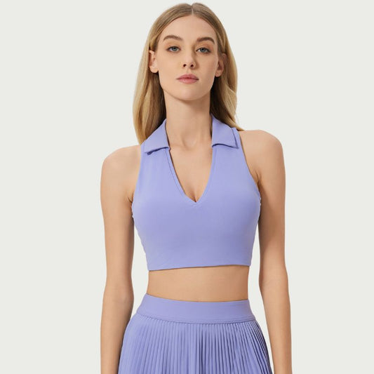 Wholesale POLO backless sports bra with | Wonderxfans bulk activewear