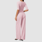 Wholesale Women’s Mid-Sleeve Top & Long Pants Yoga Set