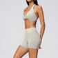 Wholesale Women's Cream-Feel Fleece Bra & Shorts Set