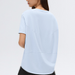 Wholesale Thin Loose Short-Sleeve T-Shirt Yoga Cover-Up