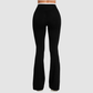 Wholesale cross waistline Flare Yoga Pants | Wonderxfans bulk activewear