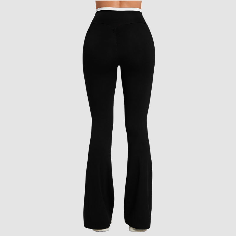 Wholesale cross waistline Flare Yoga Pants | Wonderxfans bulk activewear