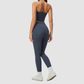 Wholesale Women’s Tube Top & High-Waist Leggings Yoga Set – Padded