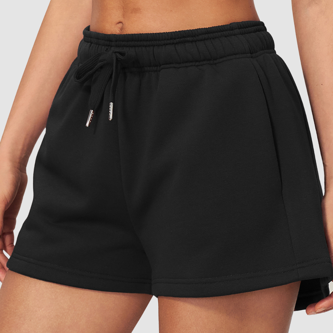 Wholesale Women's Warm Wide-Leg Sport Shorts – Relaxed Drawstring