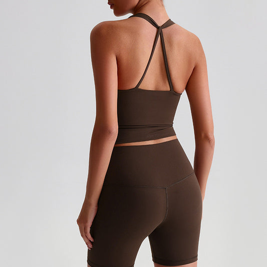 Wholesale Halter Yoga Tank Top & | Wonderxfans bulk activewear