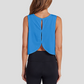Wholesale Women's Open-Back Yoga Vest – Loose Breathable Gym Running Tank Top
