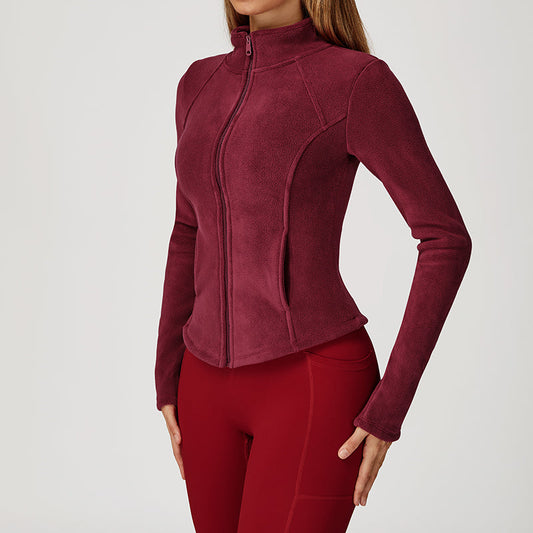 Wholesale Shearling outdoor high-neck slim-fit warm | Wonderxfans bulk activewear