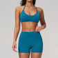 Wholesale Naked-Feel Seamless Sports Bra & High-Waist Leggings Set – Quick-Dry Yoga 2-Piece