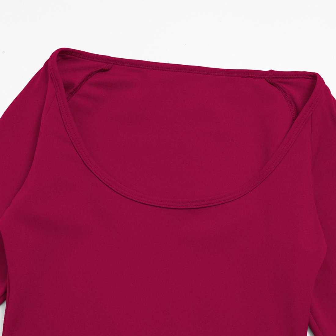 Wholesale Women's Round neck mid sleeve top+Hip lift Wide-Leg Yoga Set