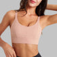 Strong support and push-up sports bra