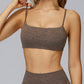 Spaghetti strap sports bra