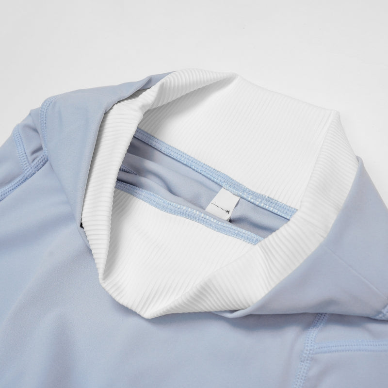 Contrast-colored sport leggings