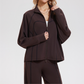 Women's Activewear Loose-Fit Long-Sleeve Yoga Training Outer Layer Jacket