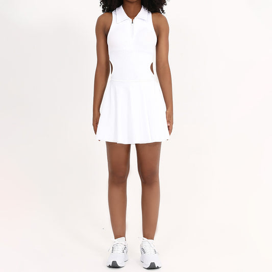 Wholesale Polo Collar Cut-Out Back Tennis | Wonderxfans bulk activewear