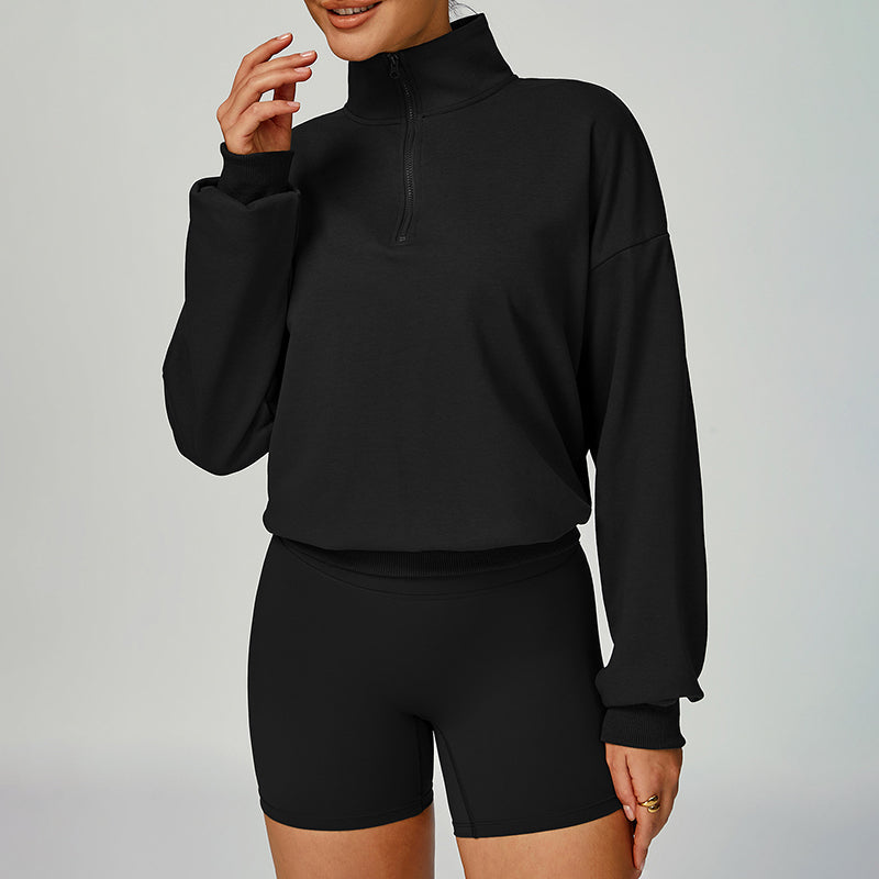 Loose Stand Collar Jacket