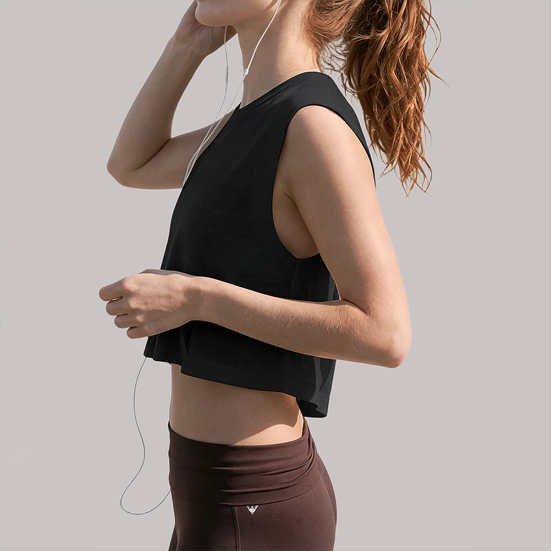 Wholesale Tencel Cotton Sleeveless Yoga Top – Quick-Dry Fitness Tank Top