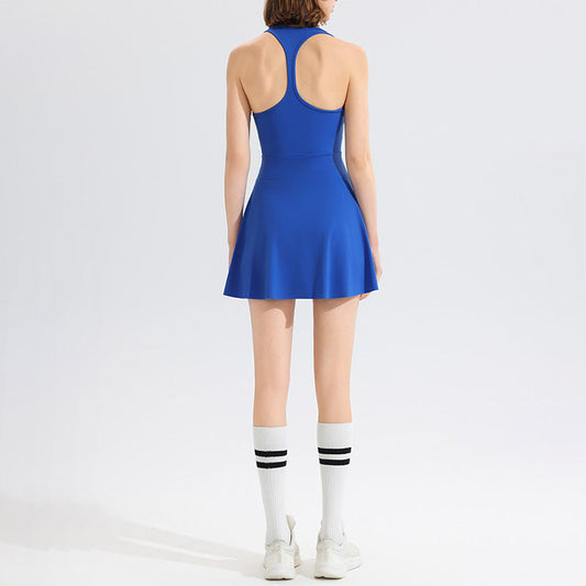 Quick drying slim fit sports tennis dress