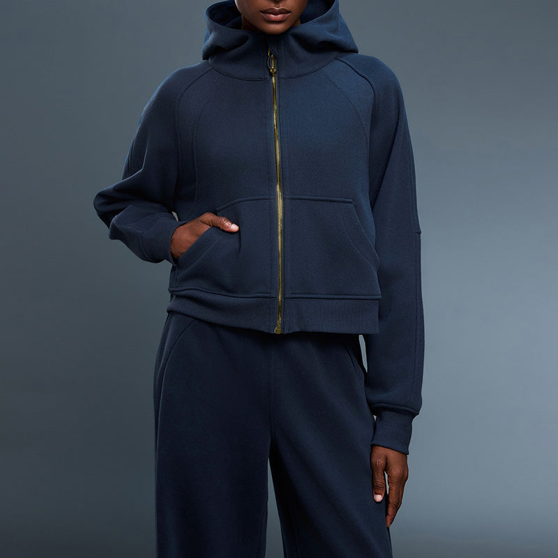 Fleece-Lined Hooded Sweatshirt