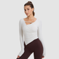Wholesale Nude Feel Long Sleeve Yoga Top
