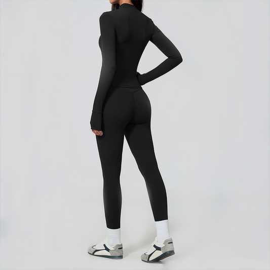 Wholesale 3-Piece Yoga Set – Cardigan & Bra & Leggings Fitness Outfit