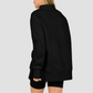 Wholesale Half-Zip Pullover Sweatshirt – Fashionable Side Slit Sportswear
